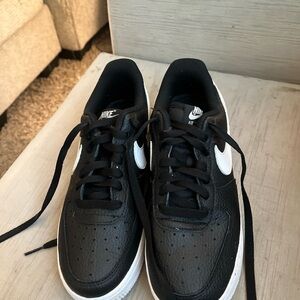 Nike Air Black and White Shoes